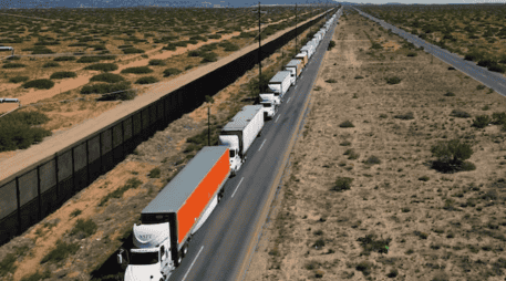 La inhabilitación del paso para unidades vacías en el Puente Zaragoza ha obligado a los transportistas a modificar drásticamente sus rutas logísticas, desviando el tráfico hacia el Puente Internacional Los Indios, ubicado al oeste de Brownsville. EFE/ARCHIVO