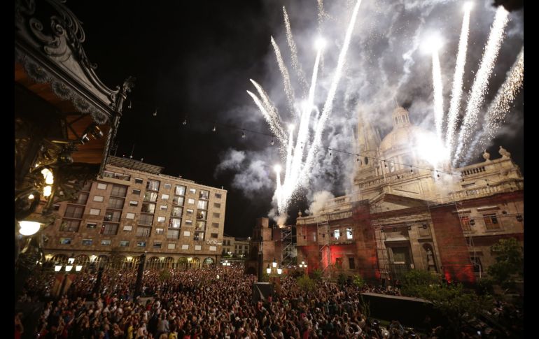 Los festejos comenzarán desde las 05:00 de la tarde con presentaciones musicales y concluirán con el concierto gratis de... ¡Grupo Frontera! EL INFORMADOR/ARCHIVO