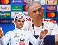 El técnico del PSG, Luis Enrique, elogió al ciclista mexicano Isaac del Toro. Destacó su garra, ambición y valentía en el ciclismo internacional. EFE/EPA/Y. Valat AFP/ARCHIVO