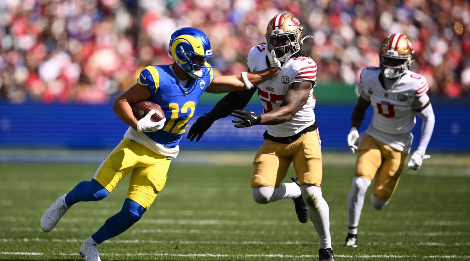 Con una destacada actuación de Brock Purdy, los 49ers superaron con claridad a los Rams para conseguir su primera victoria de la temporada. EFE.