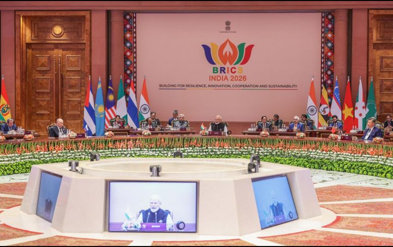 La cumbre de los BRICS se celebra en Nueva Delhi durante dos jornadas. EFE / EPA / Indian Ministry of External Foreign Affairs
