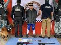 En el operativo también participó el escuadrón canino K9 de la Secretaría de Seguridad del Estado. ESPECIAL