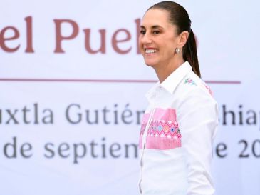 Claudia Sheinbaum Pardo llamó a mantener la unidad del pueblo en este mes patrio. EFE/Presidencia de México