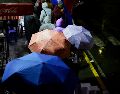 El SMN advierte sobre lluvias torrenciales, granizo y posibles inundaciones en varios estados de México por el monzón y la onda tropical 39. AFP/ARCHIVO