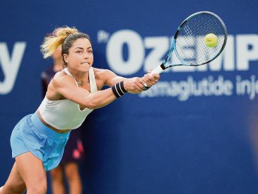 Renata Zarazúa. La mexicana debutará en el torneo de Guadalajara en la modalidad  de dobles. AFP