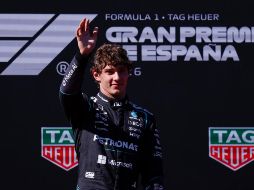 El italiano Andrea Kimi Antonelli (Mercedes), líder del campeonato, ganó este domingo el Gran Premio de España, el decimocuarto del Mundial de Fórmula Uno y la primera carrera de toda la historia disputada en el Madring. EFE/ A. Martin