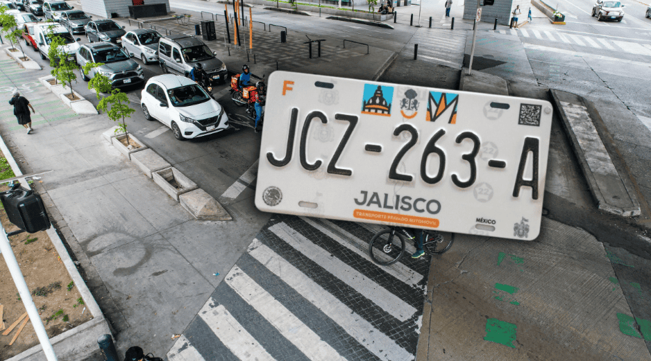 El extravío o robo de placas vehiculares en Jalisco permite a los conductores solicitar una reposición gratuita. EL INFORMADOR/ARCHIVO
