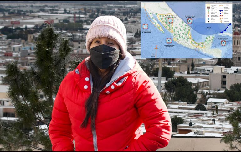 El seguimiento de los frentes fríos que ingresan al territorio nacional comienza en septiembre y se mantiene hasta mayo del siguiente año. ESPECIAL / EFE, SUN y SMN