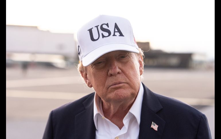Donald Trump no deja de criticar a grandes figuras tecnológicas que han pedido regular la IA ante su avance a pasos agigantados. AP/J. Demaree