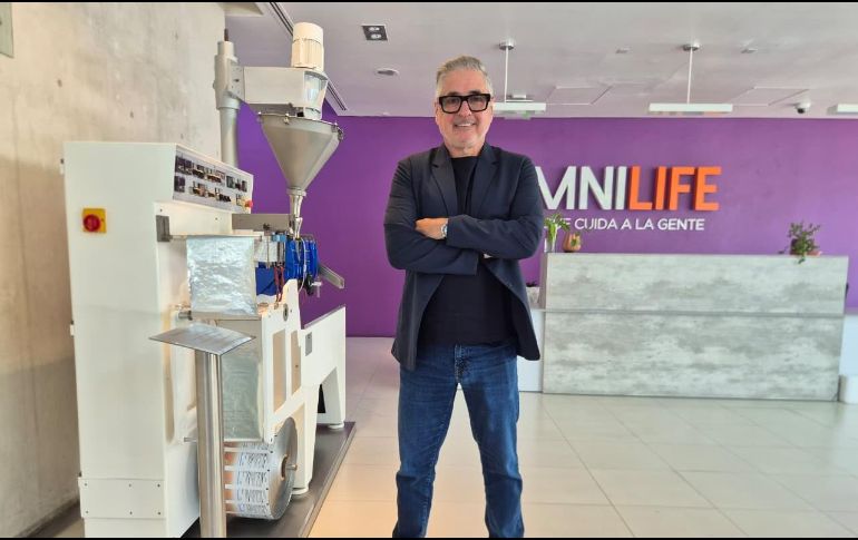 El director ejecutivo de Omnilife Manufactura explicó que con la nueva planta de Estados Unidos se va a desahogar un poco de la producción local. EL INFORMADOR / J. Velasco
