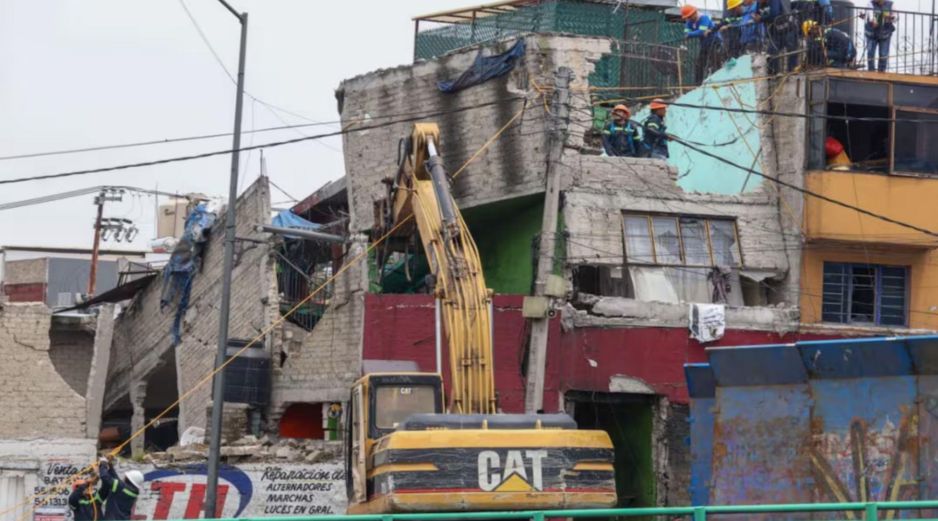 Luego del hecho, los cuatro predios afectados fueron sometidos a una demolición controlada. SUN/K. Guerrero