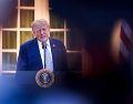 Trump indicó que "es posible" que la próxima semana se reúna con el primer ministro de Israel, Benjamín Netanyahu. EFE/L. Lo Scalzo