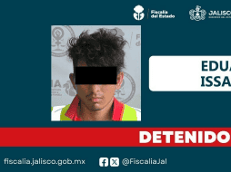 Tras acciones ministeriales realizadas en torno a los hechos, Eduardo Issac “N” fue trasladado desde las instalaciones de la Fiscalía del Estado hasta el Complejo Penitenciario de Puente Grande la mañana de este viernes. ESPECIAL/FISCALIA DEL ESTADO