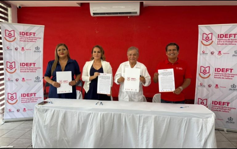 El IDEFT fortalece el empleo en Jalisco mediante alianzas de capacitación laboral con empresas, sindicatos y sectores clave del estado. CORTESÍA.
