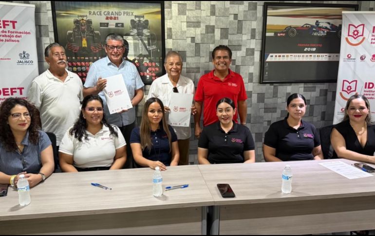 El IDEFT fortalece el empleo en Jalisco mediante alianzas de capacitación laboral con empresas, sindicatos y sectores clave del estado. CORTESÍA.
