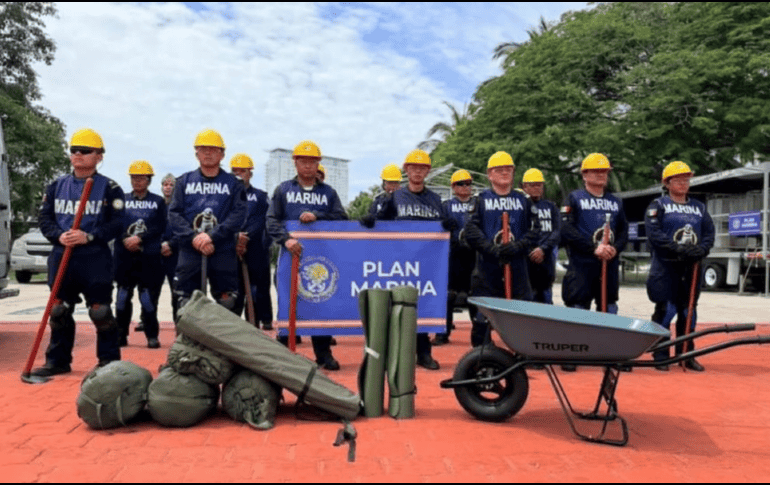 El Plan Marina es el operativo de emergencia de la Secretaría de Marina para auxiliar a la población ante desastres naturales y otras situaciones de emergencia. CORTESÍA