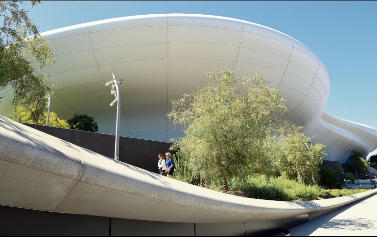 Fachada del Museo Lucas de Arte Narrativo en Los Ángeles, Estados Unidos. AFP