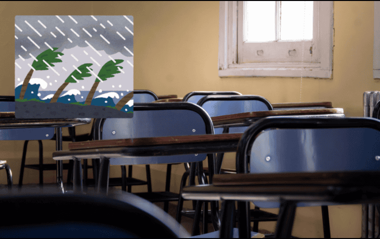 Se determinaría la suspensión de clases en las localidades costeras, pero únicamente si las condiciones meteorológicas representan un riesgo para la población y según sea la trayectoria de Polo. CANVA