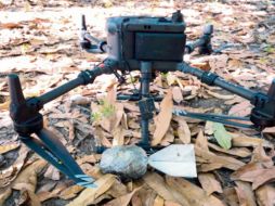 Los grupos criminales modifican drones comerciales para tareas de vigilancia, contrabando e incluso para transportar explosivos. ESPECIAL