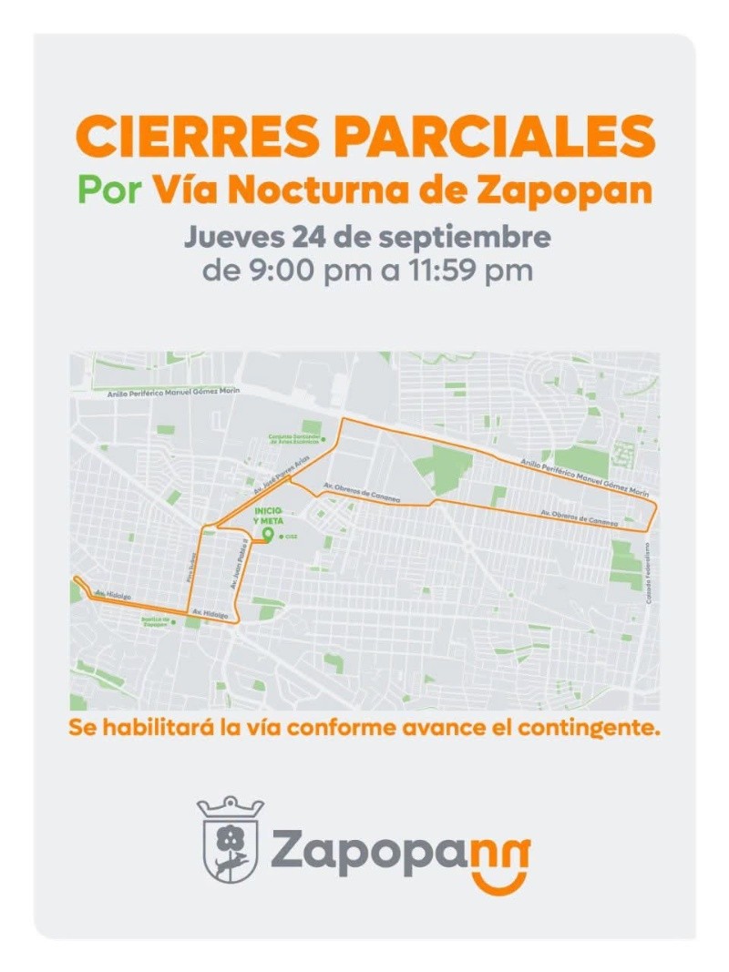 CORTESÍA/ Dirección de Movilidad y Transporte Zapopan.