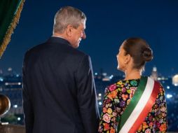Jesús María Tarriba acompaña a la Presidenta en eventos destacados, como el pasado Grito de Independencia. X / @Claudiashein