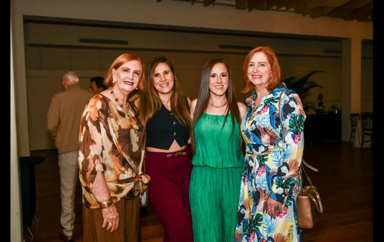 Rosela Gerini, Andrea Echeverría, Naty Echeverria y Mírella Gerini. GENTE BIEN JALISCO / Revista del 25 de septiembre 2026