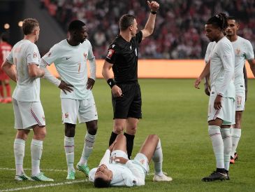 El delantero Kylian Mbappé anotó un gol y se lesionó en la Liga de Naciones. AP / K. HAMRA
