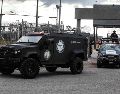 Ernesto "N" salió acompañado de dos camionetas de la Guardia Nacional. SUN/G. Pano