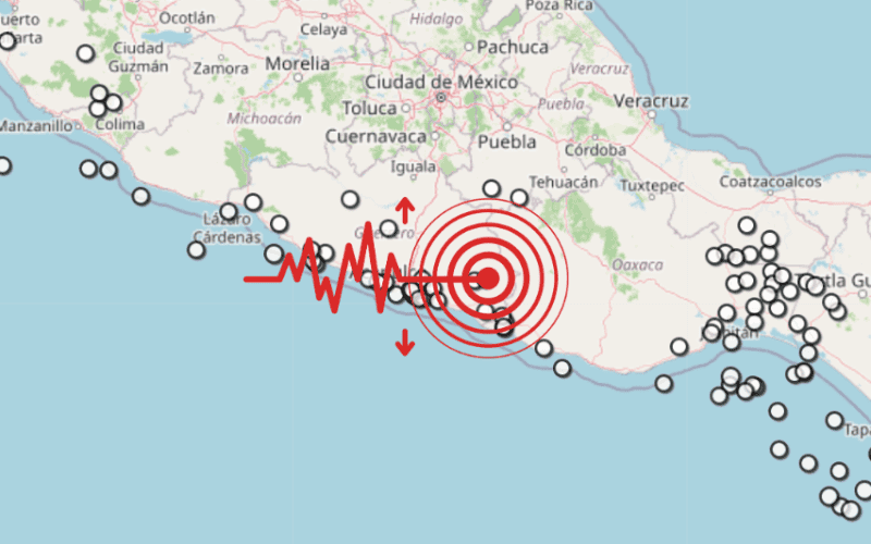 &nbsp;Sismo en Guerrero. ESPECIAL / SSN