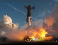 La agencia espacial estadounidense depende de una variante de esta nave para transportar astronautas a la superficie lunar en las misiones Artemis III y Artemis IV. EFE / SPACEX