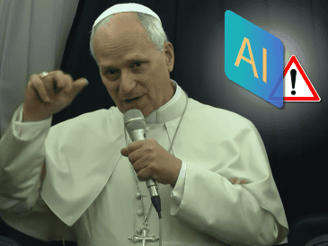 "No creo que sean noticias falsas, como algunos han dicho, para intentar obtener algún beneficio, ya sea financiero o de otro tipo". dijo el Papa León XIV. EFE / ESPECIAL