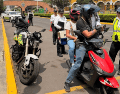 Se han retirado 41 motocicletas de circulación que ofrecían servicio de traslado de pasajeros mediante plataformas digitales. SETRAN