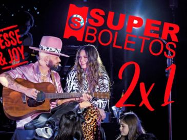 Superboletos tiene trece conciertos en la Arena Guadalajara al 2x1 solo HOY 30 de septiembre; entre ellos, boletos para Jesse & Joy. SUN / ARCHIVO