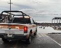 Este fenómeno meteorológico, clasificado como categoría 1 en la escala Saffir-Simpson, mantiene su desplazamiento constante hacia el noroeste del país. ESPECIAL/Protección Civil Colima