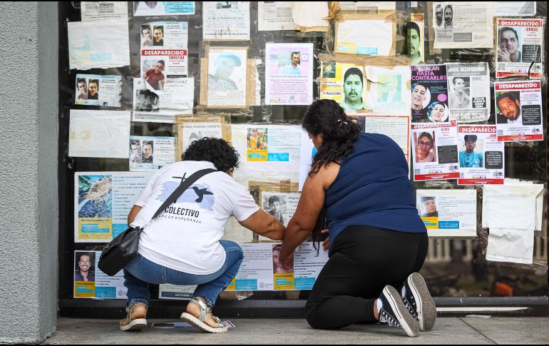 El grupo de expertos señaló que algunos hechos recientes ocurridos en Sinaloa evidencian los riesgos a los que están expuestas las madres buscadoras. EL INFORMADOR/ ARCHIVO