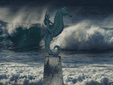Este jueves 1 de octubre de 2026 quedará registrado como el día en que el mar recordó su imponente fuerza a los habitantes de la costa. ESPECIAL / CANVA