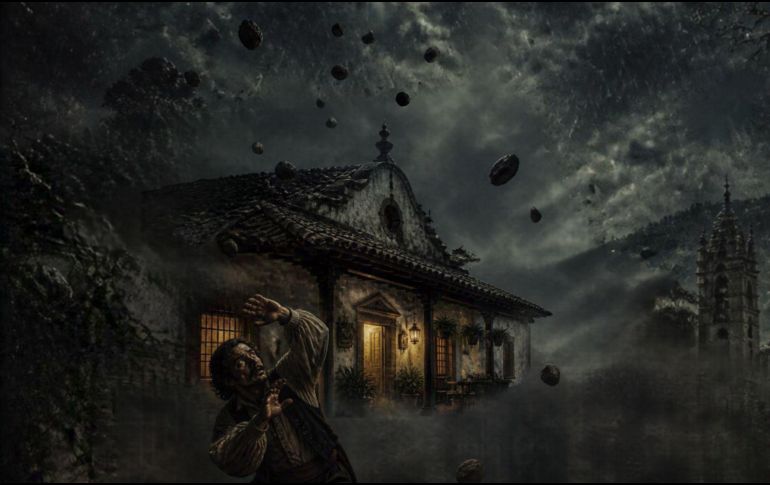 Durante las primeras horas de la noche, los habitantes fueron sorprendidos por una repentina lluvia de piedras que caía directamente sobre el patio principal. ESPECIAL / CANVA