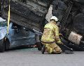 Los periodistas cubrían el derrumbe de un muro cuando fueron alcanzados por el vehículo. ESPECIAL/PEXELS