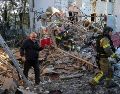 Destrozos en un barrio de Jarkov atacado por Rusia este 2 de octubre. EFE/ S. KOZLOV