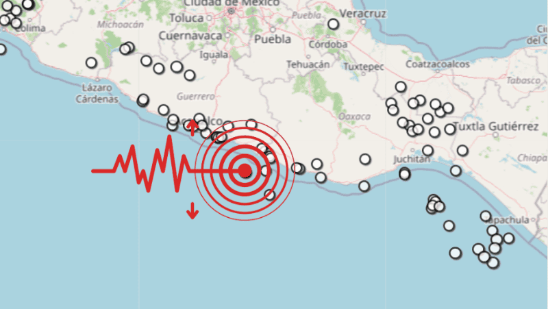 &nbsp;Sismo en Guerrero. ESPECIAL / SSN