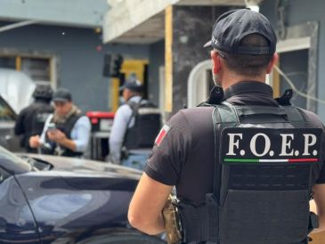 Fue desplegada la unidad de Drones, y el Grupo de Operaciones Tácticas (GOT) en La Calera en Tlajomulco. ESPECIAL / SSE