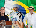 Sheinbaum ha enfatizado en diversas ocasiones que México y Brasil comparten la visión de prosperidad, bienestar y soberanía. EFE / ARCHIVO / UNSPLASH / A. Schimmeck / UNSPLASH / S. Costa