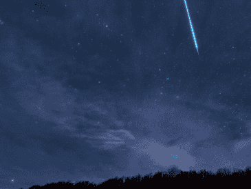 A diferencia de otras lluvias de meteoros, las Dracónidas pueden comenzar a observarse poco después del anochecer. CANVA