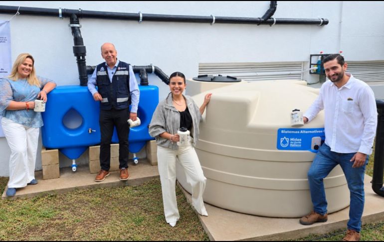 Desde su puesta en marcha en 2021, Nidos de Lluvia se ha consolidado como una alternativa para el almacenamiento y aprovechamiento del agua pluvial. ESPECIAL