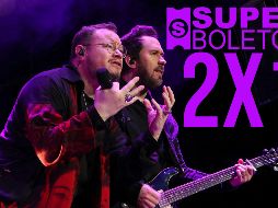 Superboletos tiene 18 conciertos en la Arena Guadalajara al 2x1 solo HOY 7 de octubre; entre ellos, boletos para Sin Bandera. SUN / ARCHIVO