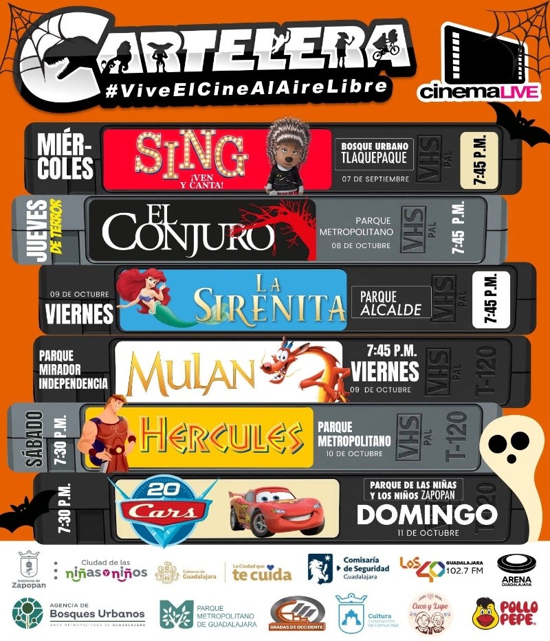 ESPECIAL/ Facebook/ Cinema Live Guadalajara.