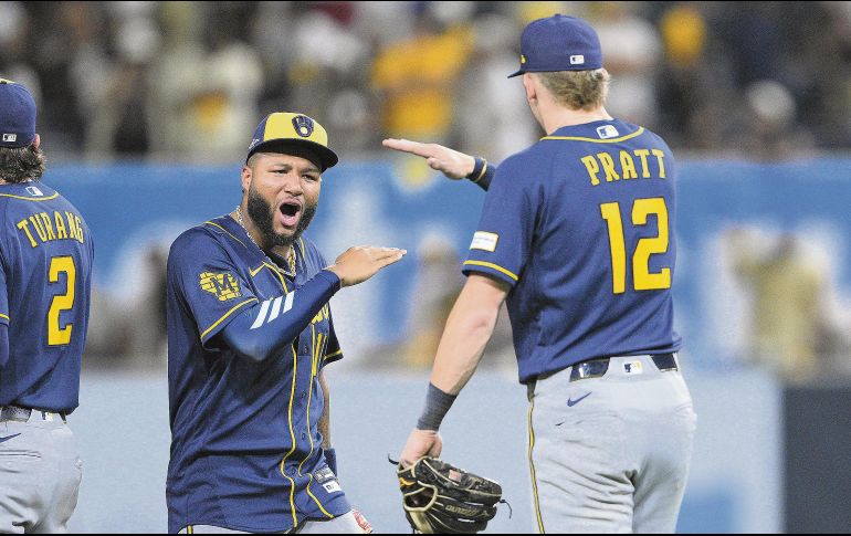 Milwaukee tendrá una nueva cita con los Dodgers en la Serie de Campeonato de la Liga Nacional. AFP