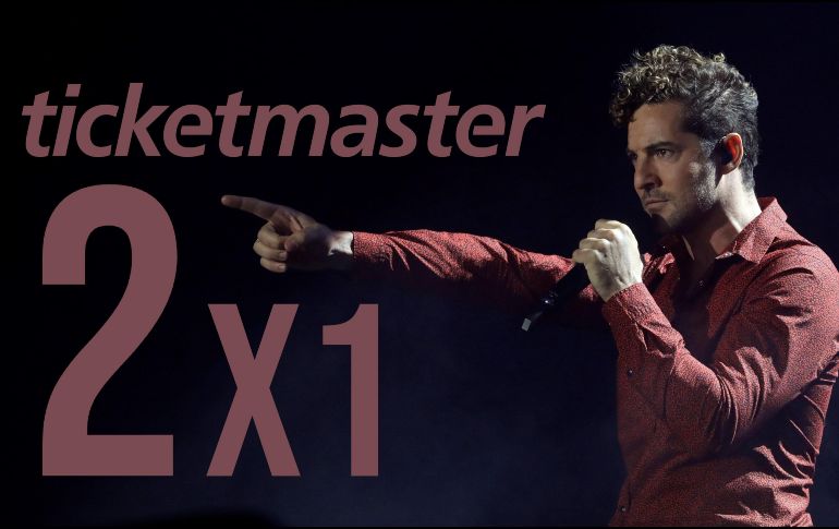 Estos 13 conciertos están al 2x1 en Ticketmaster solo HOY 8 de octubre de 2026; entre ellos el de David Bisbal en el Auditorio Telmex. EL INFORMADOR / ARCHIVO