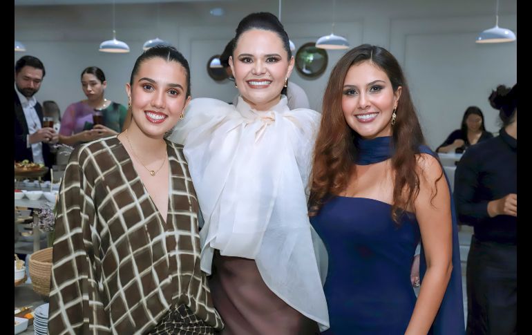 Regina Rodríguez, Jasahed Vizcarra y Sara Cristina Rodríguez. GENTE BIEN JALISCO / Revista del 9 de octubre 2026