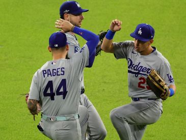 Desde 2008, ninguna institución ha llegado más veces a la Serie de Campeonato de la Liga Nacional que Los Angeles Dodgers. AP / C. Hubbard